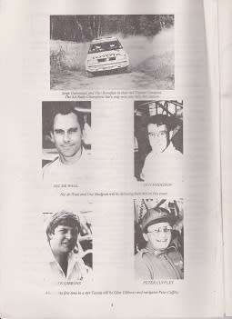 south african motor sport club presents-ngk 400 rally 27/28 july 1990-100% in tact-see scans-rare