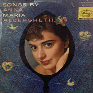 Anna Maria Alberghetti-Songs By Anna Maria Alberghetti- lp record