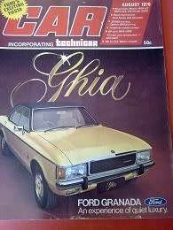 car magazine-august 1976
