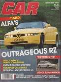 CAR MAGAZINE-SEPTEMBER 1993-SEE  SCAN-VERY GOOD CONDITION