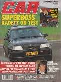 car-september 1990-magazine is fully intact-as per my scan