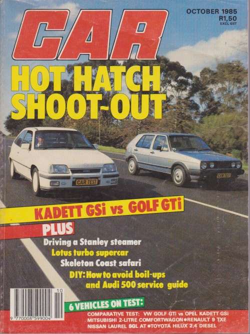 car-october 1985-magazine is fully intact-as per my scan
