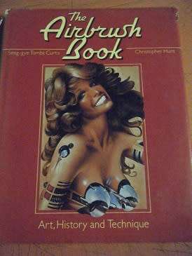 the airbrush book-hardcover book in very good condition
