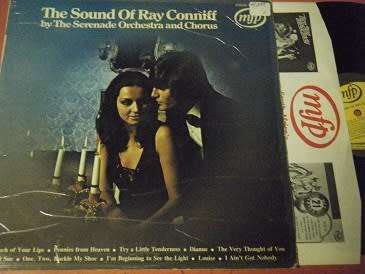 the sound of ray conniff-by the serenade orchestra-lp record-33 rpm