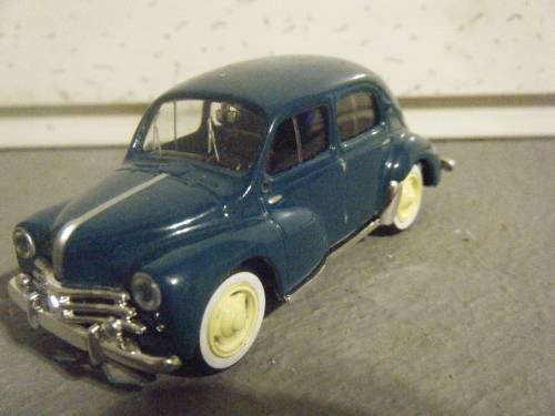 1947 Renault 4CV-green-universal hobby-1`43 scale-in excellent condition-no box