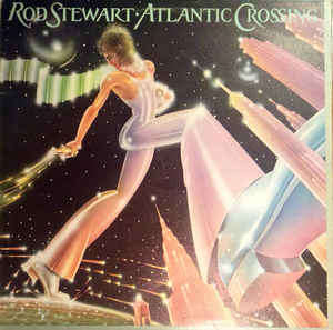 Rod Stewart-Atlantic Crossing-LP/VINYL-33 SPEED-IN VG CONDITION