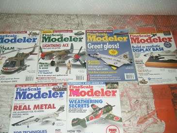 6x FINE SCALE MODELERE MAGAZINE'S-2000's