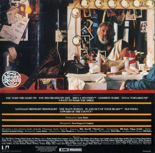 KENNY ROGERS-KENNY-lp/vinyl record-vg+