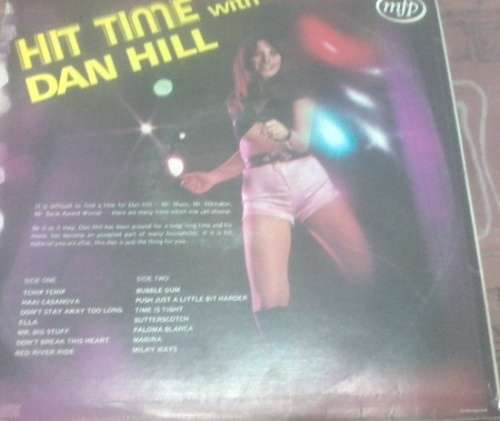 HIT TIME WITH DAN HILL-LP/VINYL RECORD-VERY GOOD PLUS  CONDITION