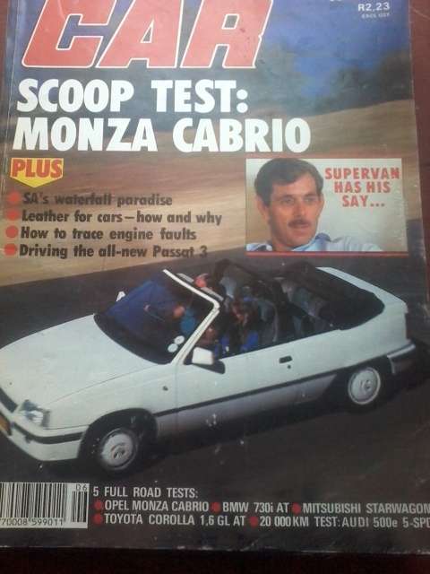 CAR MAGAZINE-JUNE 1988- GOOD CONDITION