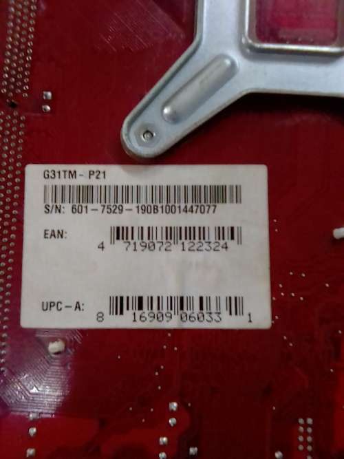 MSI MS-7529 VER 1.6 G31TM-P21 Motherboard + Celeron E5800 3.2GHz CPU + 4GB RAM