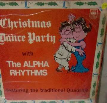 THE ALPHA RHYTHMS-CHRISTMAS DANCE PARTY-Vinyl, LP-USA PRESSING
