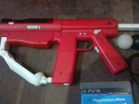 LATE ENTRY!!!-PS3 - Official Playstation Move Navigation 1xController+gun+starter disc +cables