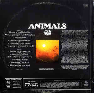 Animals*  The Most Of Label: Music For Pleasure  MFP 5218 Series: The Most O-Format: Vinyl, LP