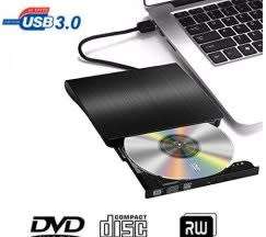 Mobile External USB 3.0 CD DVD-RW Burner DVD Writer Drive Plug And Play For Laptop / Desktop PC
