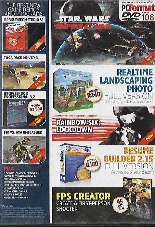 PCF MARCH  2006-108-DVD