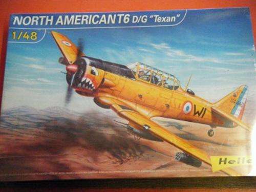 NORTH AMERICAN T6-D/G''TEXAN''-BY HELLER1:48 SCALE