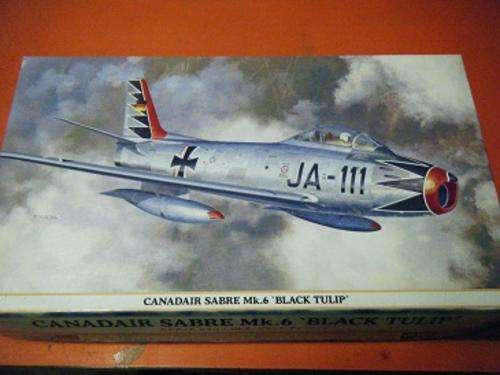 CANADAIR SABRE MK.6 ''BLACK TULIP''-BY HASAGAWA-1:32 SCALE