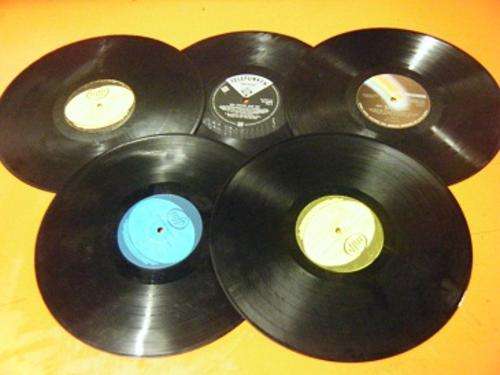 5 lp records for-decorating-place mats-or any other idea-lps is not playing 100%-not for listning