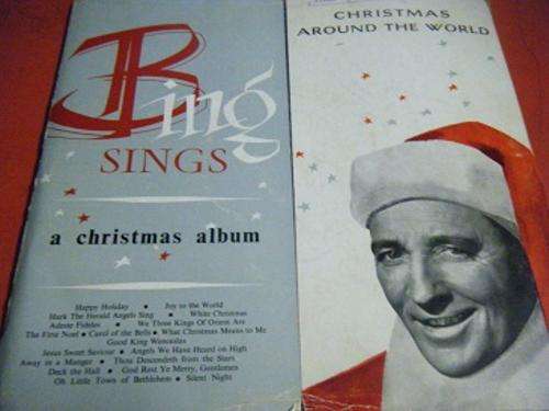 BING SINGS A CHRISTMAS ALBUM AROUND THE WORLD-33 SPEED