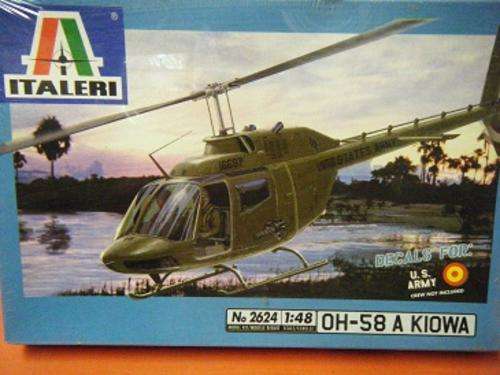 ITALERI-OH-58 A KIOWA-1:48 SCALE-BOX STILL SEALED