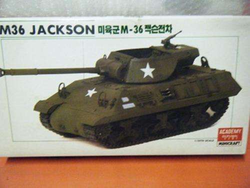 M36 JACKSON TANK-BY ACADEMY MINICRAFT-1:35 SCALE