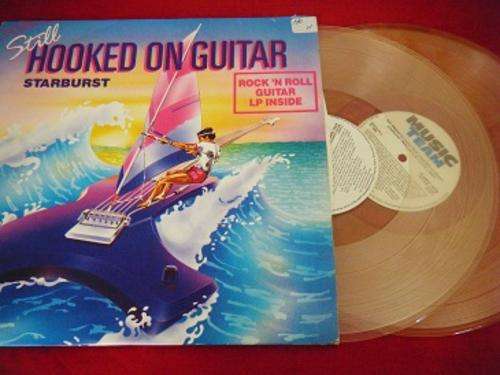 STILL HOOKED ON GUITAR-STARBURST DOUBLE LP-ROCK 'N ROLL GUITAR LP INSIDE