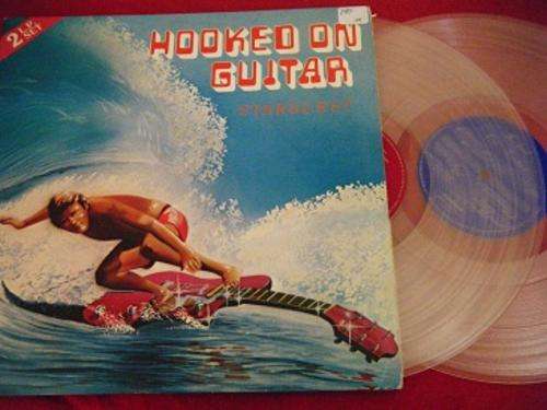 HOOKED ON GUITAR-STARBURST WHITE DOUBLE LP-COVER AND VINYLS IN GOOD CONDITION