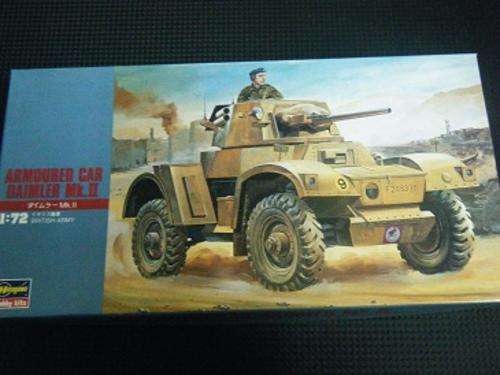 DAIMLER ARMOUR CAR MK II-BY HASEGAWA-1:72 SCALE