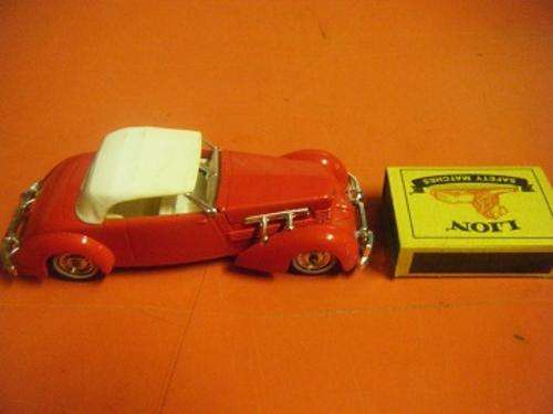 1937 CORD MODEL 812 SUPERCHARGED PHAETON SEDAN-1978 LESNEY-MATCHBOX MODELS OF YESTERYEAR-1/43-NO BOX