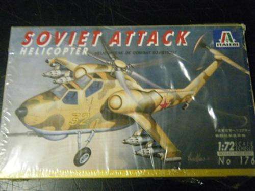 SOVIET ATTACK HELICOPTER-BY ITALERI-1/72 SCALE-NEW-UNOPENED