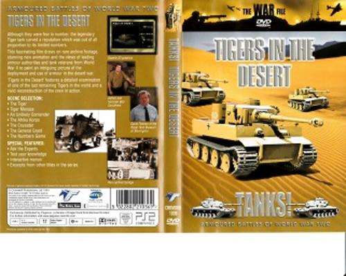 TIGERS IN THE DESERT TANKS-DVD-SEE SCANS AND PICS