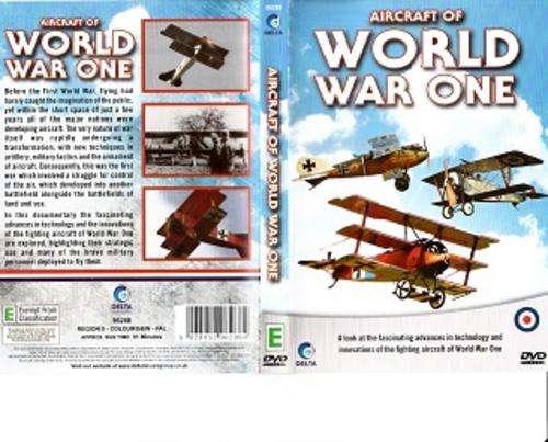 AIRCRAFT OF WW1-DVD-SEE SCANS AND PICS
