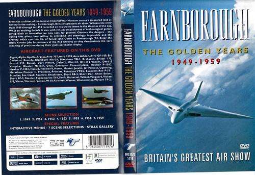 FARNBOROUGH-THE GOLDEN YEARS-1949-1959-DVD-VG CONDITION