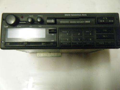 BMW BAVARIA RDS-TAPE DECK RADIO-DOUBLE SECURITY-WORKS 100%-PLUGS INCLUDED