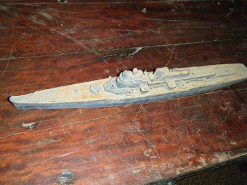 BATTLESHIP-SEMI BUILT-SOLD AS PER PICTURES