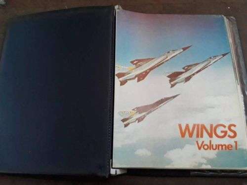 3 binder folders of the wings collection 1,2,3,4