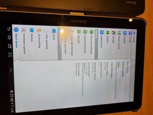 Samsung GT-P7500 tablet with bluetooth keyboard !!! Bargain !!! Please read !!!!