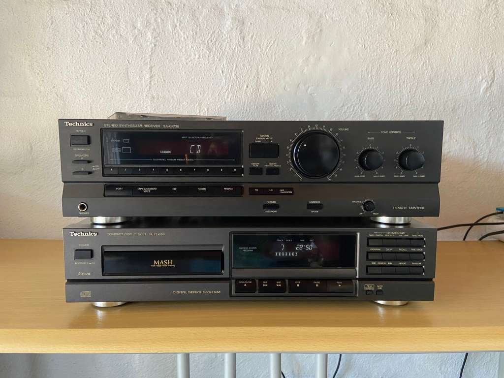 Technics Amplifier with Built in tuner + Technics CD Player !!!! BARGAIN !!!!! FREE SHIPPING !!!!