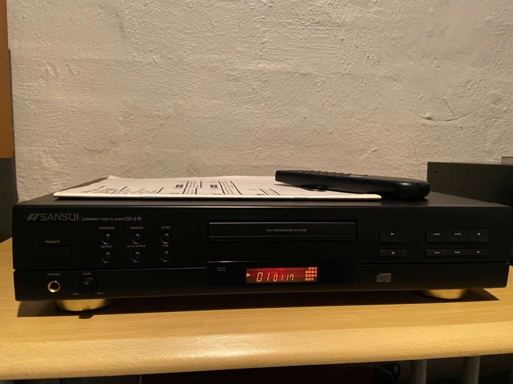 SANSUI DISC PLAYER WITH REMOTE   !!! BARGAIN !!!