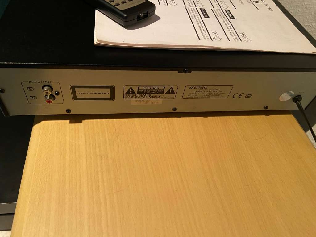 SANSUI DISC PLAYER WITH REMOTE   !!! BARGAIN !!!