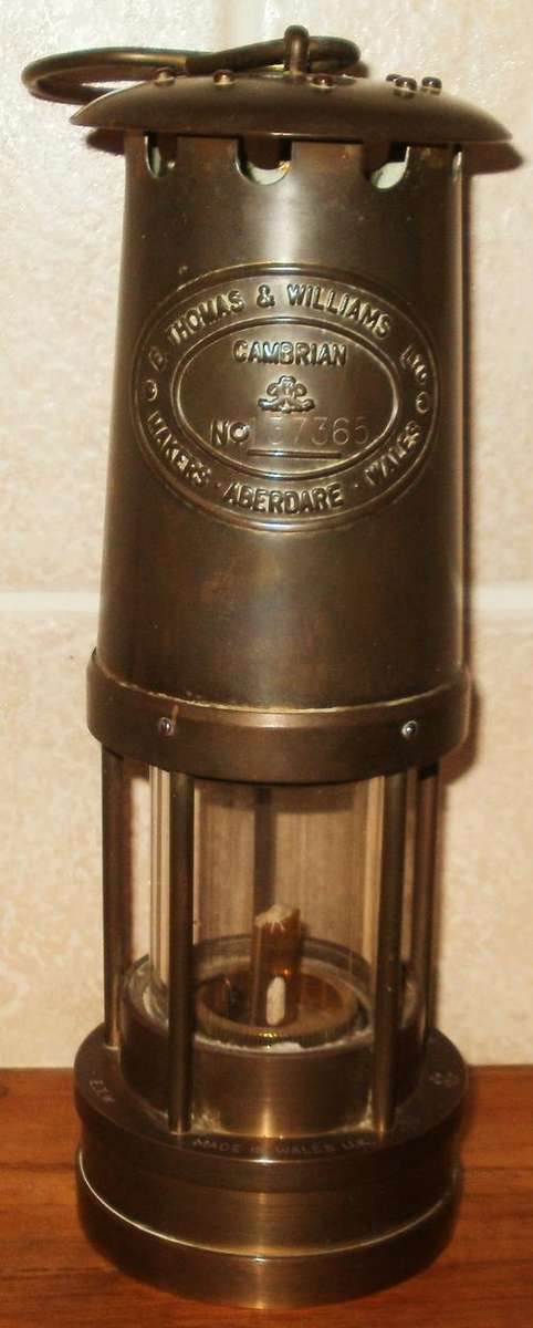 Original Cambrian Mining Lantern (serial no: 137365)