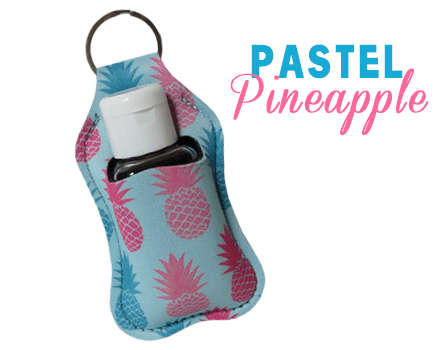 Germofend Keyring Sanitizer and Toiletry Holder Triple Pack - Sun and Sea