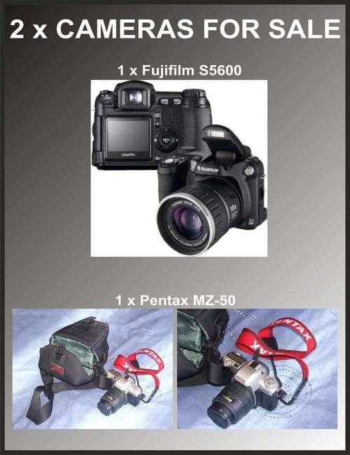 2 x Cameras ( 1 x Digital Fujifilm & 1 x Film Pentax)