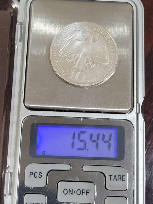 Beautiful ! 2 x Silver German coins in perfect condition !