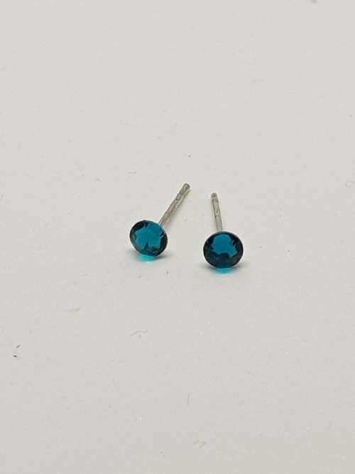 Teal earrings