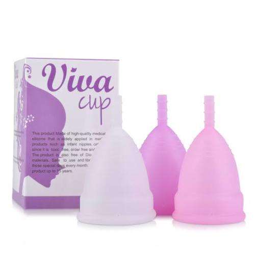 Viva menstrual cup clear