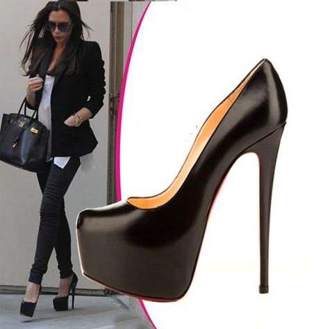 YW Waterproof Sexy Super High Heel Shoes - Size 4.5 to 6 - Free Shipping