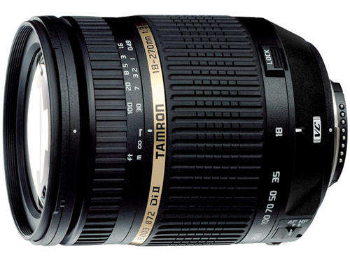 Tamron AF 18-270mm f/3.5-6.3 Di II VC LD Aspherical - CANON (10/10)!!! with Lens Hood