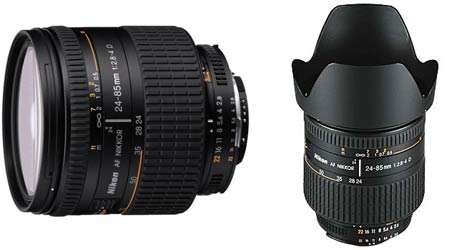 Nikon AF 24-85mm f/2.8-4D Zoom Lens + Lens Hood + Front Cap Condition 10/10